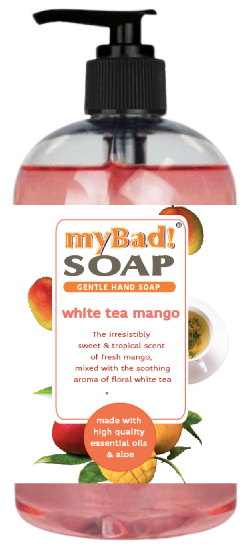 my Bad! White Tea Mango Hand Soap